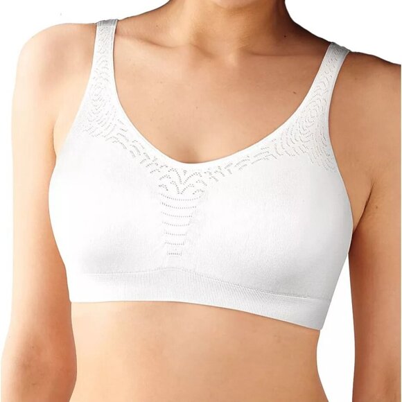 Lot of 3 Barely There Bali Comfort Revolution Microfiber Crop Top 103J White Med - Picture 1 of 3